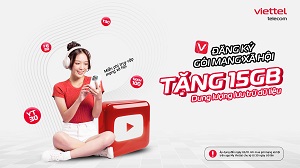Miễn phí 15GB dung lượng lưu trữ dữ liệu cá nhân khi mua gói cước mạng xã hội trên ứng dụng My Viettel